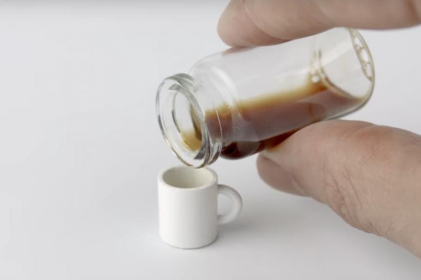 VIDEO - Cum să faci cea mai mică ceșcuță de cafea