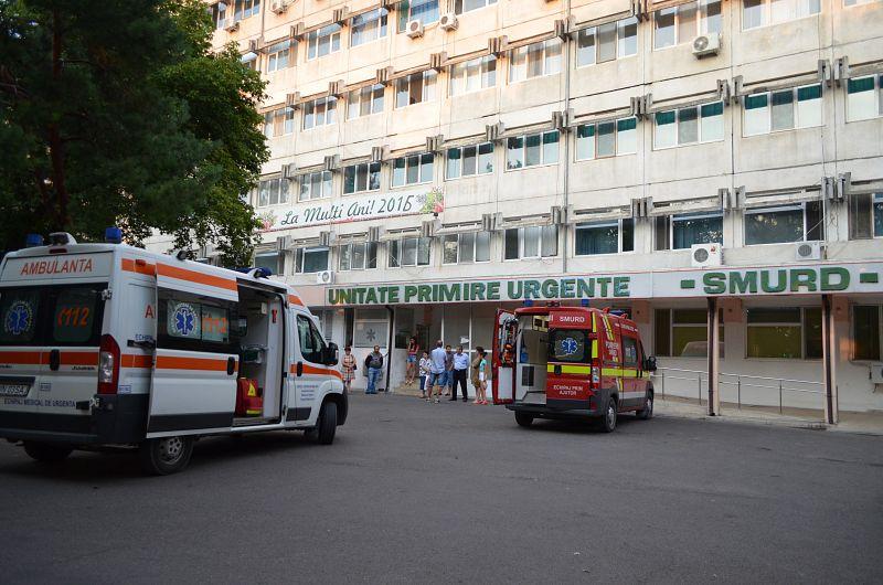 Un pacient al Spitalului Județean Focșani s-a aruncat în cap de la etajul 1