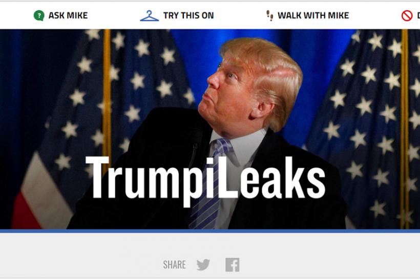 Cineastul Michael Moore, un critic acerb al preşedintelui Donald Trump, a lansat site-ul TrumpiLeaks