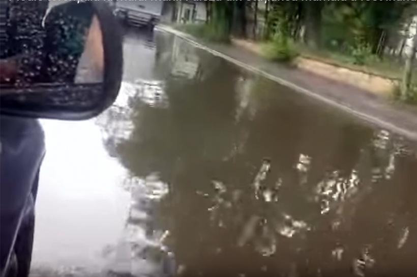 VIDEO - Inundații în Mamaia după o ploaie torențială