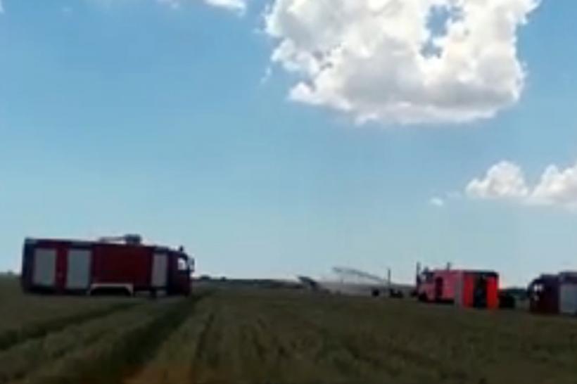 ALERTĂ - VIDEO - UPDATE - Un avion MIG 21 Lancer s-a prăbușit la 8 km de aeroportul Kogălniceanu