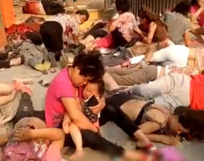 VIDEO - EXPLOZIE DEVASTATOARE în fața unei GRĂDINIȚE din China