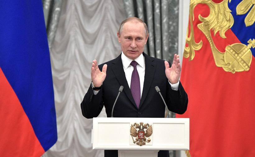 Vladimir Putin, criticat în direct