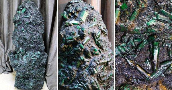 Un smarald gigantic, descoperit într-o mină din Brazilia