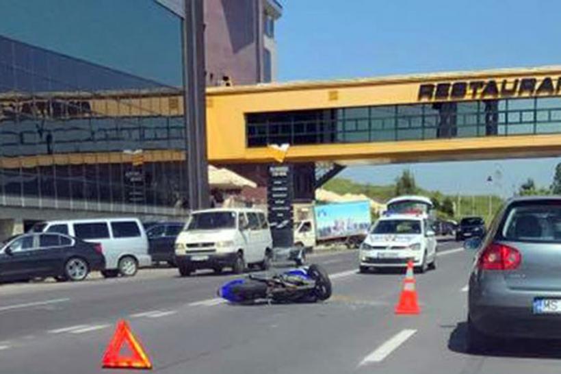 Motociclist accidentat grav la ieșirea din Tărgu-Mureș
