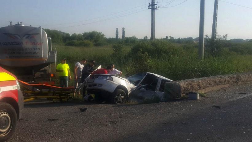 Accident rutier pe DN 11, în apropiere de Hărman