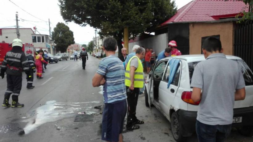 4 răniți au fost transportați la spital în urma unui accident în Constanța