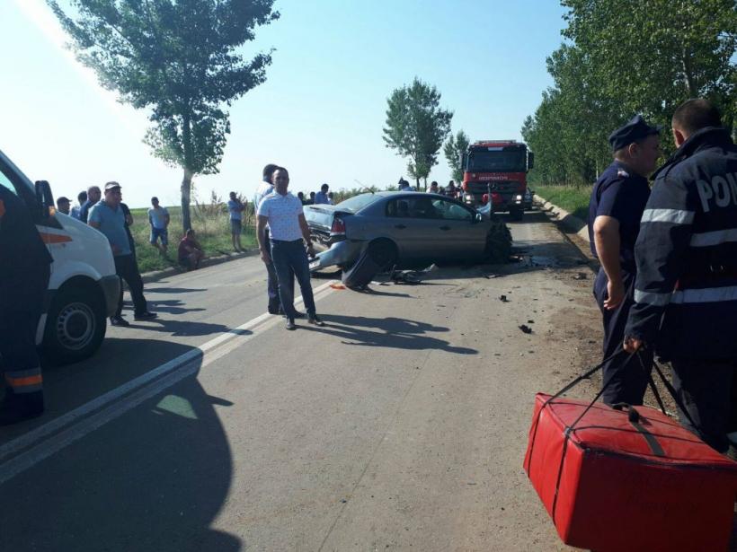 Accident soldat cu 2 morți și 2 răniți în Segarcea, Dolj