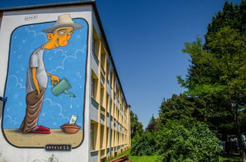 Exemplu de urmat: Sibiul găzduiește singurul Circuit de Artă Stradală din lume care include școli și licee