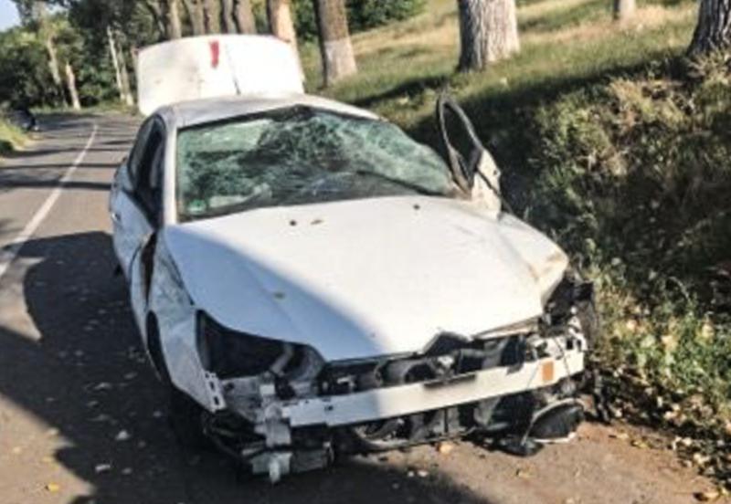 Giurgiu: Un tânăr de 24 de ani care conducea fără permis a murit, după ce s-a răsturnat cu maşina