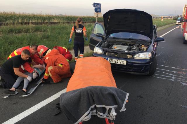 Accident cu 4 victime, din care două femei însărcinate, la Ieșirea din Brașov spre Ghimbav