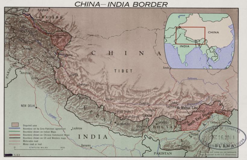 Tensiuni în creştere la graniţa dintre China şi India, în Himalaya