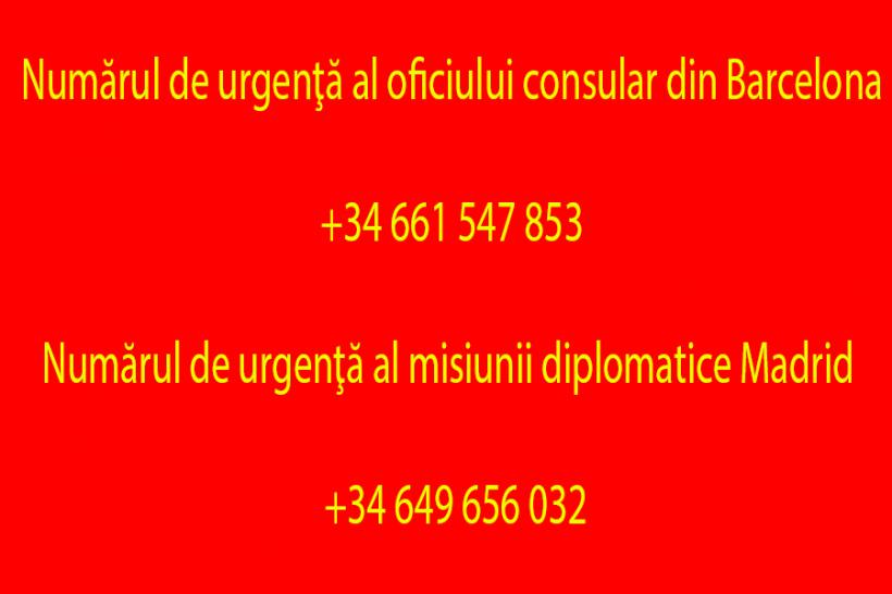  Atentat la Barcelona: MAE pune la dispoziţie numere de telefon de urgenţă la consulat