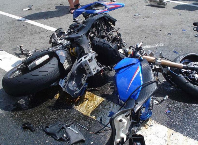 Un motociclist a murit pe loc în urma unui impact frontal cu un autoturism pe Centura Bucureşti!