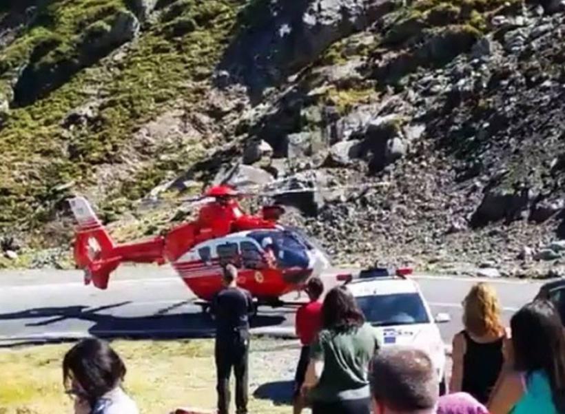 Accident grav pe Transfăgărăşan! Elicopterul SMURD a intervenit de urgență