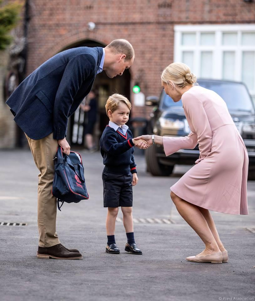 Casa Regală a Marii Britanii publică fotografii cu prima zi de școală a prinţului George