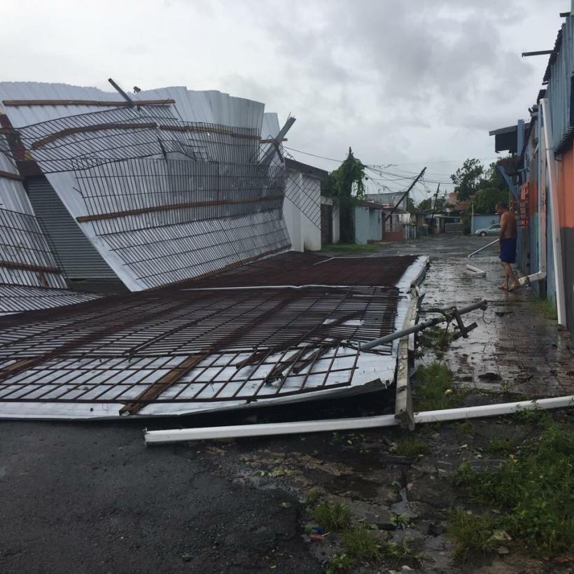 VIDEO - Puerto Rico, lovit cu forță ucigașă de uraganul Irma