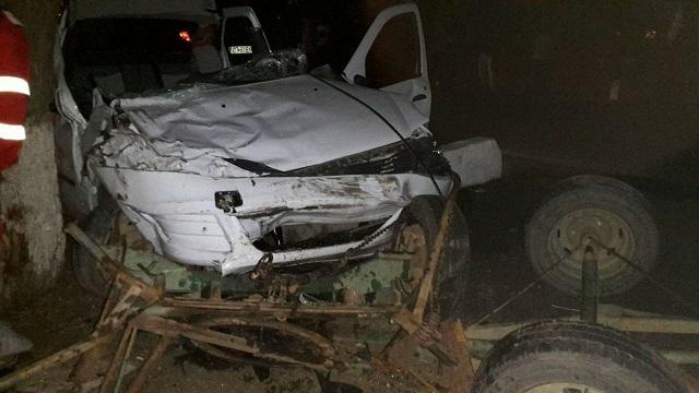 Olt: Grav accident în localitatea Comani, unde o maşină a lovit o căruţă; o persoană decedată