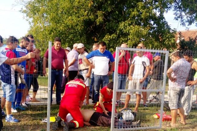 Arad - A murit în timpul unui meci de fotbal