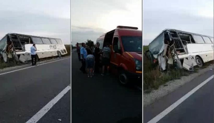 Impact violent între un autocar cu pasageri din Serbia și un camion, în Satu Mare. Sunt cel puţin 13 victime A fost activat planul roșu de intervenţie