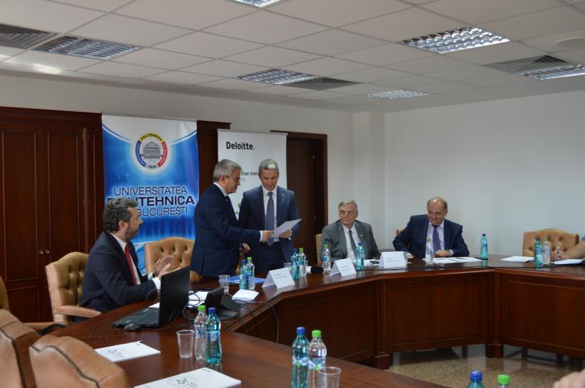 Parteneriat strategic între Facultatea de Energetică şi Deloitte România