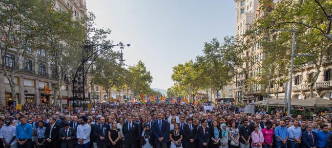 Peste 700 de primari din Catalonia s-au adunat la Barcelona în sprijinul referendumului de autodeterminate