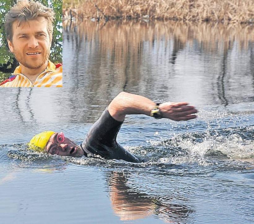 Tulcea: Avram Iancu a terminat cursa de 2 860 de kilometri de înot pe Dunăre