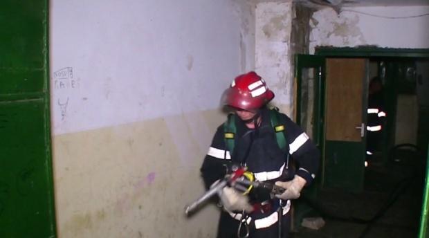 Incendiu într-un bloc din Sibiu; Locatarii, evacuați