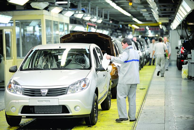 Industria auto controlează 47% din exporturile româneşti