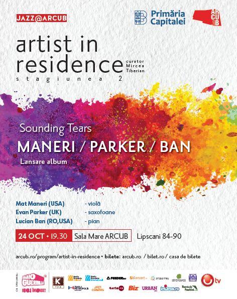ARCUB inclus În TURNEUL european  Mat Maneri / Lucian Ban / Evan Parker