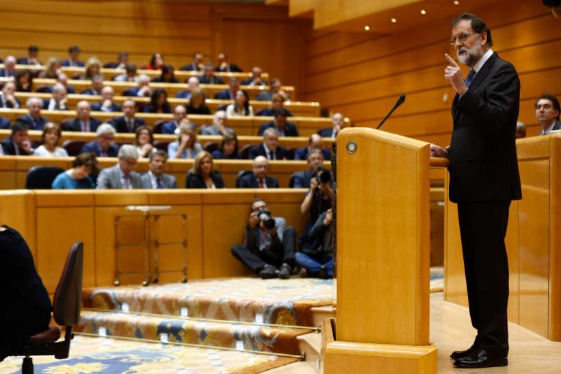 Senatul spaniol autorizează guvernarea directă a Cataloniei de către Madrid