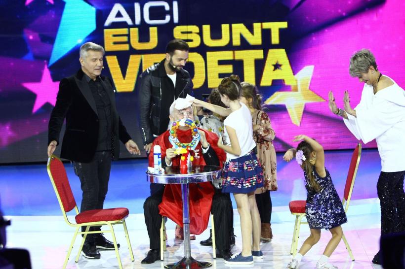 Irina și Irinel Columbeanu joacă “ruleta rusească cu frișcă”,  la “Aici eu sunt vedeta” 18592483