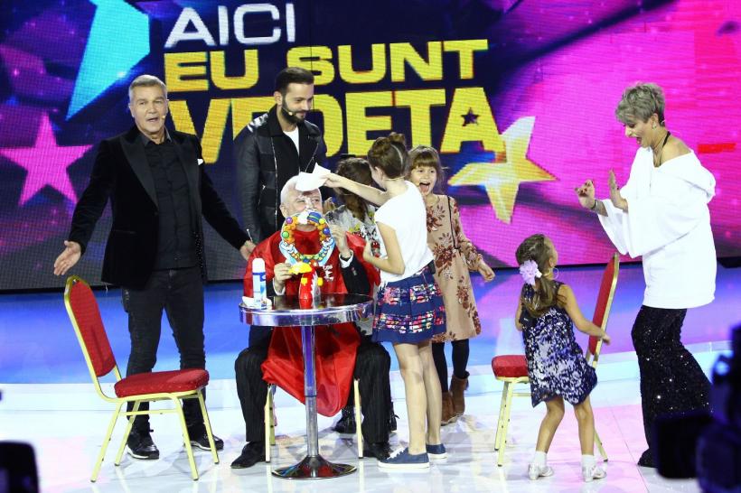 Irina și Irinel Columbeanu joacă “ruleta rusească cu frișcă”,  la “Aici eu sunt vedeta” 18592484