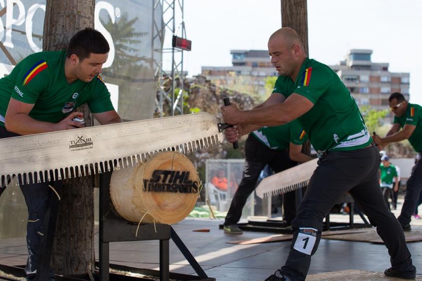 Tăietorii români de lemne vor să facă istorie la Campionatul Mondial