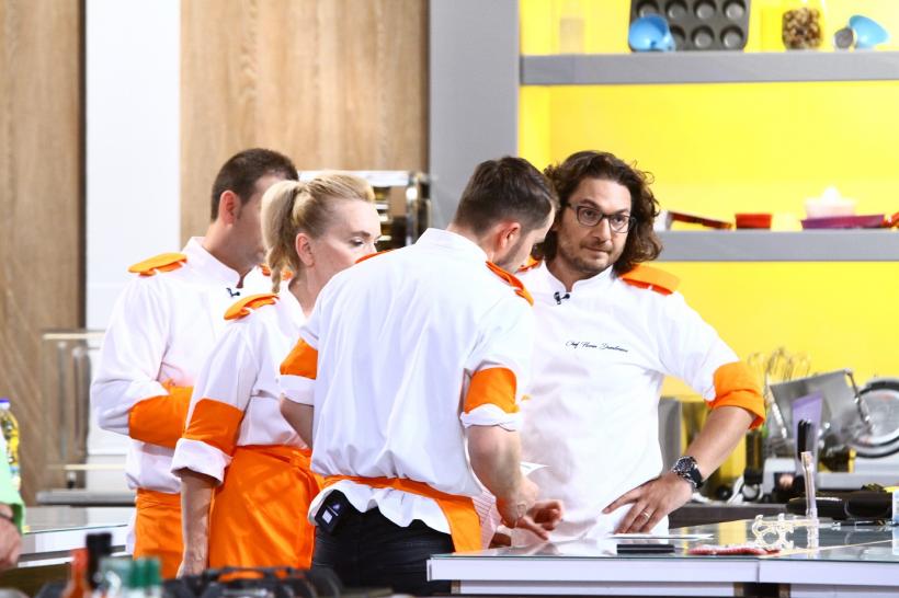 Patru chefi de succes în bucătăria „Chefi la cuțite”  în cea de-a cincea confruntare pe echipe