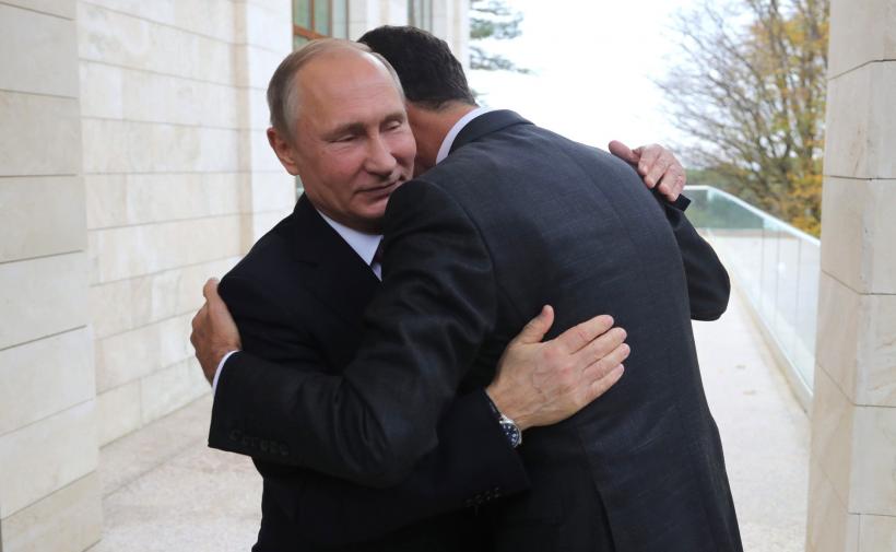 Întâlnire surpriză, Putin l-a primit pe Bashar al-Assad la Soci