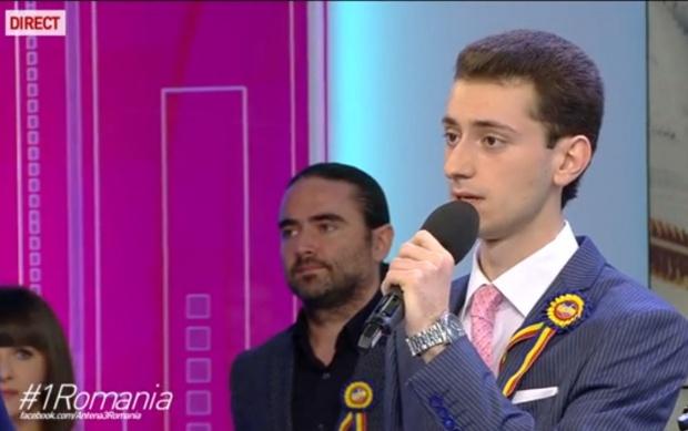 Rareş Tiron, câştigătorul concursului 1 România. Cum își propune tânărul să schimbe viitorul țării