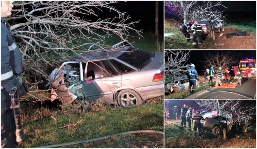 Accident cumplit în Constanţa! O tânără şi-a pierdut viaţa după ce s-a izbit cu maşina de un copac