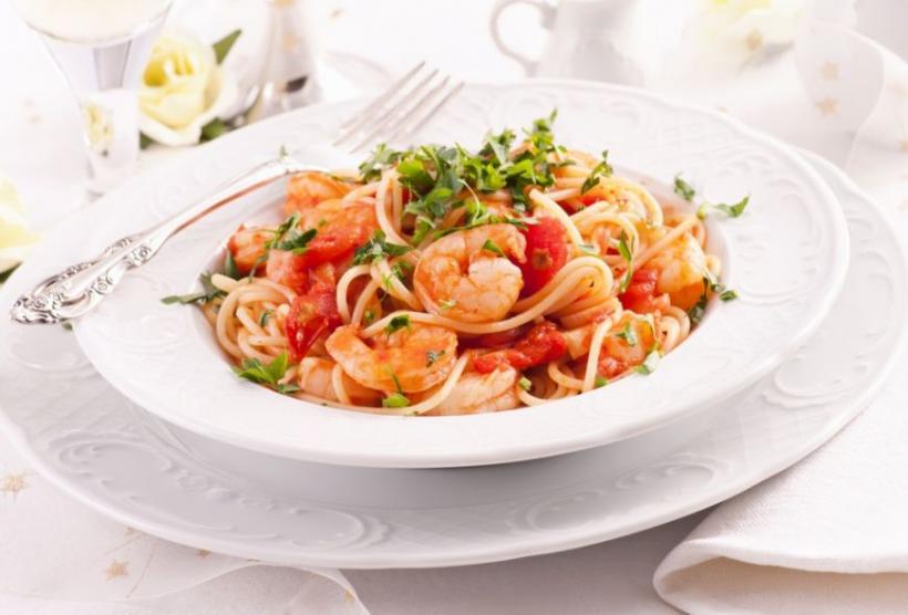 Reteta zilei: Spaghetti cu fructe de mare și mascarpone