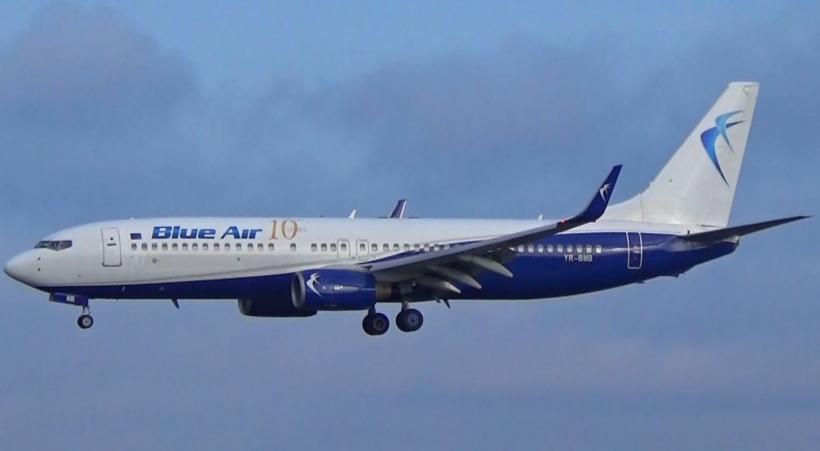 ALERTĂ - Un avion Blue Air, aproape de prăbușire în mare