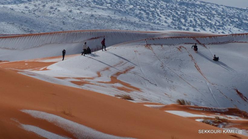 VIDEO Poftiti la schi in ... Sahara! 