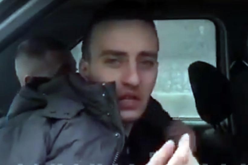 VIDEO - Șoferul Nicușor, beat, de la plânsul cu sughițuri la înjurături