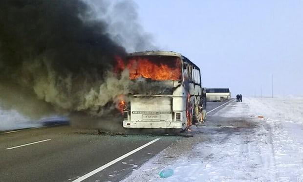 VIDEO. Tragedie în Kazakhstan. 52 de persoane au murit într-un accident