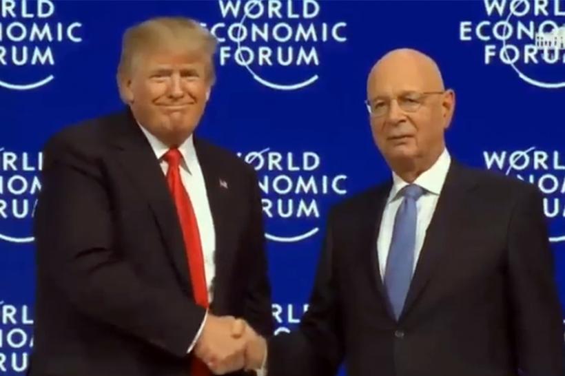 Donald Trump, huiduit la Forumul Economic Mondial