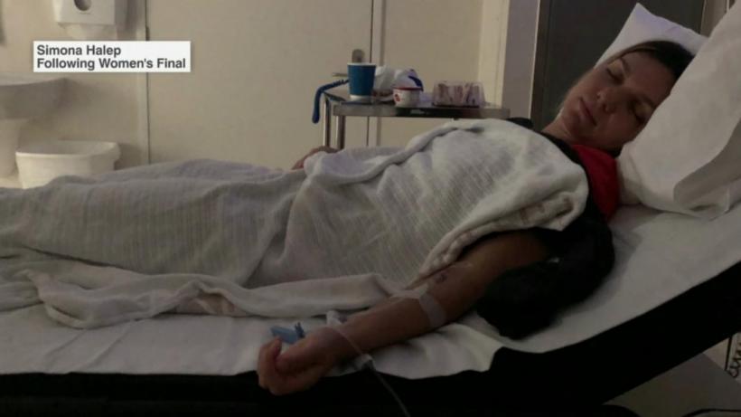 Simona Halep a fost internată în spital pentru deshidratare după finala turneului Australian Open 