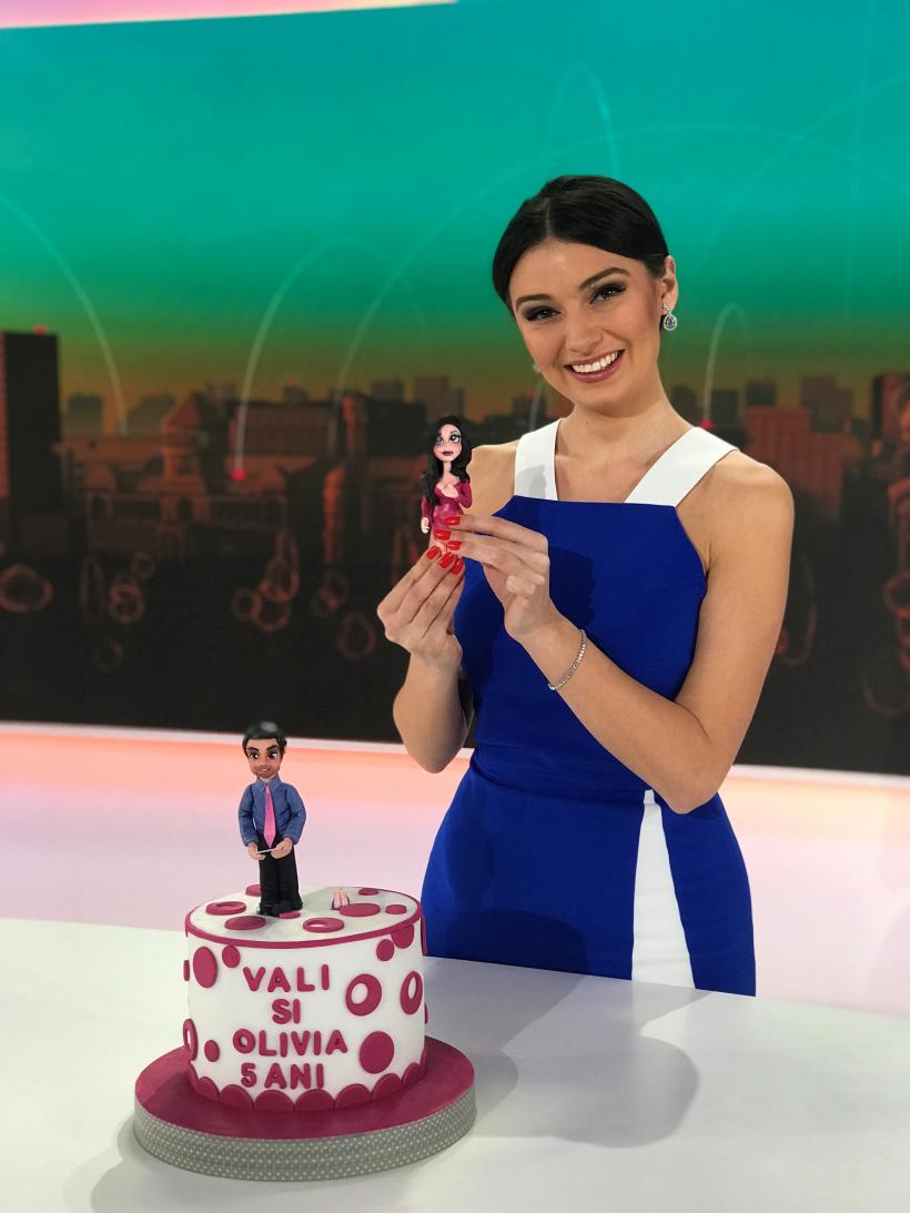 Surpriză la aniversarea de 5 ani a matinalilor Observator,  Olivia Păunescu și Valentin Butnaru 18602887