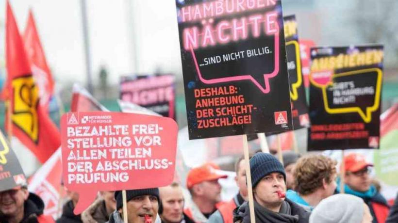Germania, paralizată de cea de-a treia zi de grevă