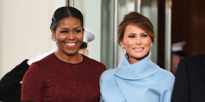S-a aflat ce a primit Michelle Obama de la Melania Trump