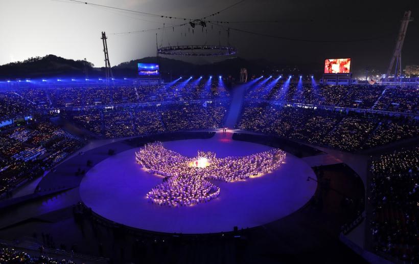 JO 2018: Un puternic mesaj de pace, transmis cu ocazia ceremoniei de deschidere a Olimpiadei de la PyeongChang