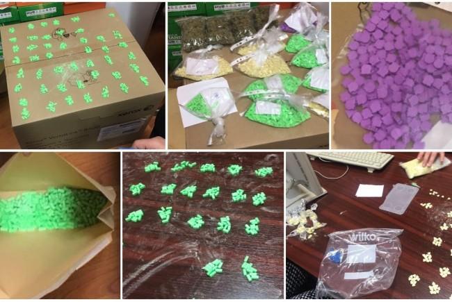 Peste 5.000 comprimate de ecstasy şi 200 grame cannabis, ridicate de la o grupare de traficanţi